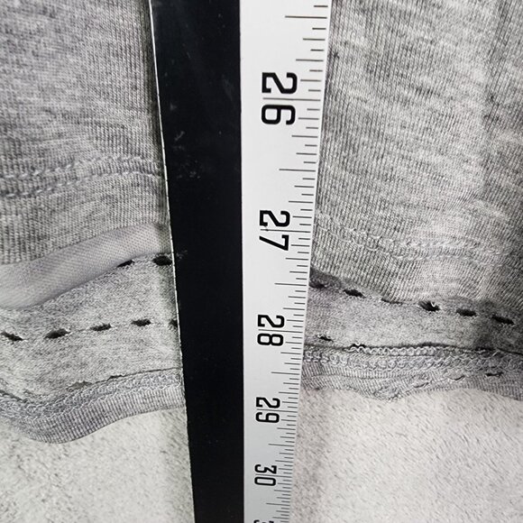 Womens Grey Lane Bryant Perforated Top Round Neck Long Sleeve Size 22/24 - Picture 7 of 8